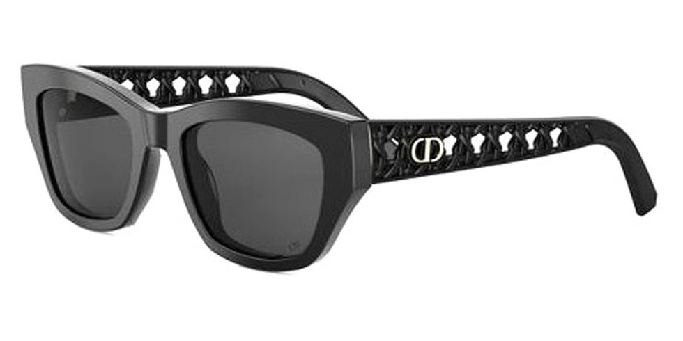 Dior® VERYDIOR S2I CD VERYDIOR S2I 10B0 53 - 10B0 Shiny Black / Blue Sunglasses
