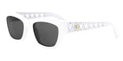 Dior® VERYDIOR S2I CD VERYDIOR S2I 50A0 53 - 50A0 Shiny White / Grey Sunglasses