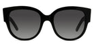 Dior® Wildior BU CD WLDIOR BU 10A1 54 - Shiny Black 10A1 Sunglasses
