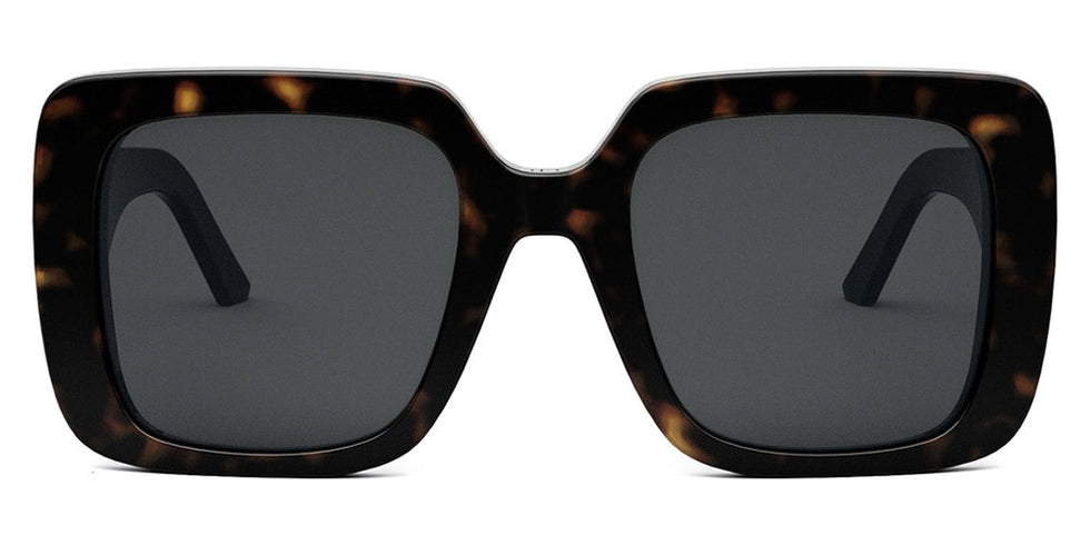 Dior® WILDIOR S3U - 29P0 Shiny Dark Havana/ Smoke  Polarized Sunglasses
