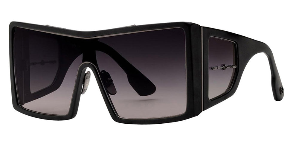 Philippe V® WNo19 PHI WNo19 Black Matt Frame Grey Gradient Lens 133 - Black Matt Frame - Grey Gradient Lens Sunglasses