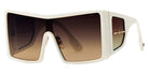 Philippe V® WNo19 PHI WNo19 Ivory Frame Brown Gradient Lens 133 - Ivory Frame - Brown Gradient Lens Sunglasses