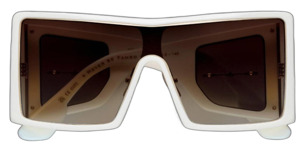 Philippe V® WNo19 PHI WNo19 Ivory Frame Brown Gradient Lens 133 - Ivory Frame - Brown Gradient Lens Sunglasses