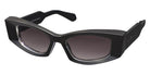 Philippe V® WNo20 PHI WNo20 Black Matt/Gun Metal Frame Grey Gradient Lens 52 - Black Matt/Gun Metal Frame - Grey Gradient Lens Sunglasses