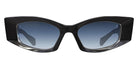 Philippe V® WNo20 PHI WNo20 Black/Silver Frame Blue Gradient Lens 52 - Black/Silver Frame - Blue Gradient Lens Sunglasses