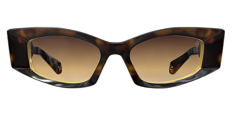 Philippe V® WNo20 PHI WNo20 Tort/Gold Frame Brown Gradient Lens 52 - Tort/Gold Frame - Brown Gradient Lens Sunglasses