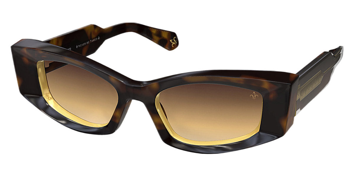 Philippe V® WNo20 PHI WNo20 Tort/Gold Frame Brown Gradient Lens 52 - Tort/Gold Frame - Brown Gradient Lens Sunglasses