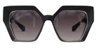 Philippe V® WNo21 PHI WNo21 Black Matt/Gun Metal Frame Grey Gradient Lens 55 - Black Matt/Gun Metal Frame - Grey Gradient Lens Sunglasses