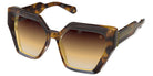 Philippe V® WNo21 PHI WNo21 Tort/Gold Frame Brown Gradient Lens 55 - Tort/Gold Frame - Brown Gradient Lens Sunglasses
