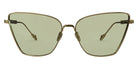 Philippe V® WNo22 PHI WNo22 Gold Frame Jelly Yellow PTC Lens 61 - Gold Frame - Jelly Yellow PTC Lens Sunglasses