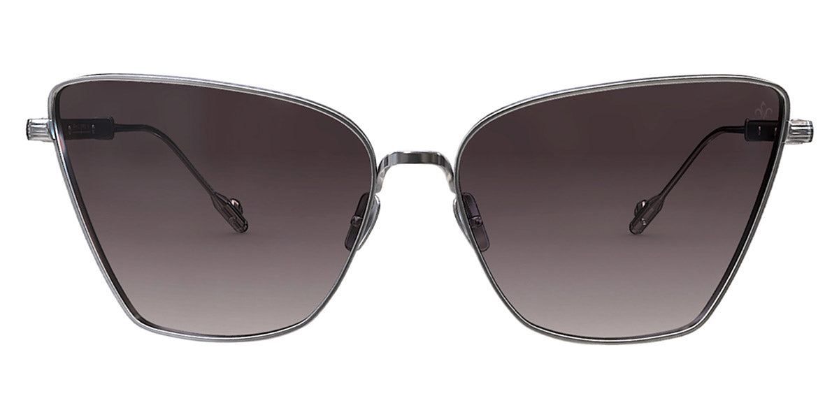 Philippe V® WNo22 PHI WNo22 Silver Frame Grey Gradient Lens 61 - Silver Frame - Grey Gradient Lens Sunglasses