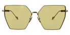 Philippe V® WNo23 PHI WNo23 Gold Frame Jelly Yellow PTC Lens 60 - Gold Frame - Jelly Yellow PTC Lens Sunglasses