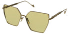 Philippe V® WNo23 PHI WNo23 Gold Frame Jelly Yellow PTC Lens 60 - Gold Frame - Jelly Yellow PTC Lens Sunglasses