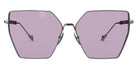 Philippe V® WNo23 PHI WNo23 Silver Frame Jelly Pink Lens 60 - Silver Frame - Jelly Pink Lens Sunglasses