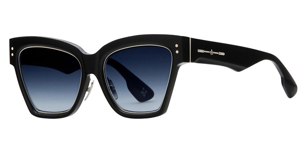 Philippe V® WNo9DC PHI WNo9DC Black Frame Blue Gradient Lens 56 - Black Frame - Blue Gradient Lens Sunglasses
