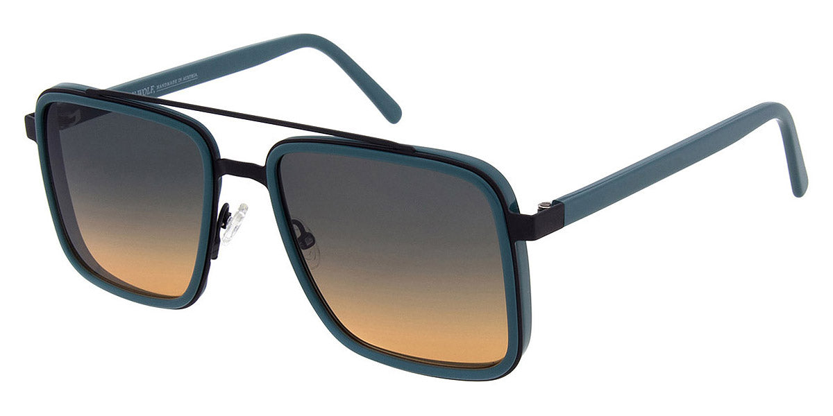 Andy Wolf® Adric Sun ANW Adric Sun 06 56 - Teal/Black 06 Sunglasses