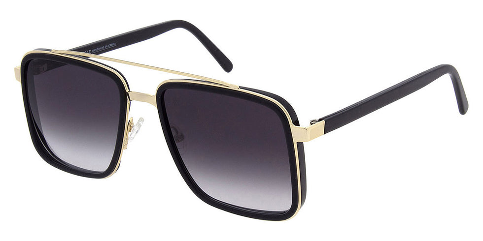 Andy Wolf® Adric Sun ANW Adric Sun 07 56 - Black/Gold 07 Sunglasses