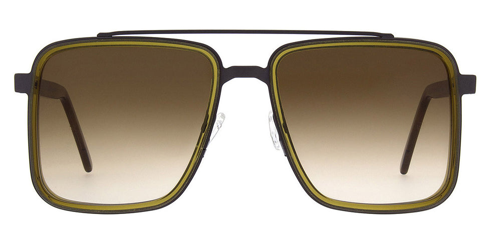 Andy Wolf® Adric Sun ANW Adric Sun 08 56 - Green/Gun 08 Sunglasses