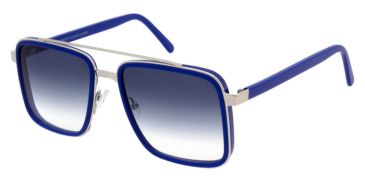 Andy Wolf® Adric Sun ANW Adric Sun 09 56 - Blue/Silver 09 Sunglasses