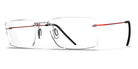 Blackfin® AERO LOOP B1-P1 BLF Aero Loop B1-P1 17891788 0 - SCARLET RED/SHINY SILVER Eyeglasses