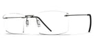 Blackfin® AERO LOOP B1-P1 BLF Aero Loop B1-P1 17901791 0 - GUNMETAL GRAY/SANDBLASTED TITANIUM Eyeglasses