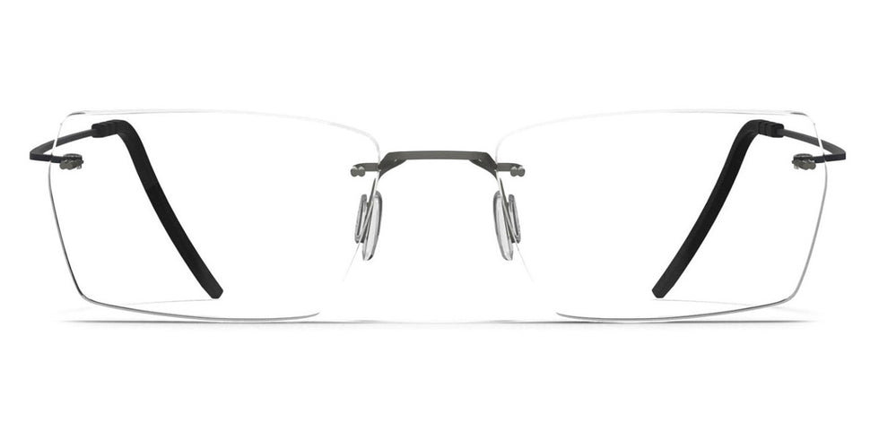 Blackfin® AERO LOOP B1-P1 BLF Aero Loop B1-P1 17921791 0 - STORM NAVY BLUE/SANDBLASTED TITANIUM Eyeglasses