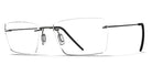 Blackfin® AERO LOOP B1-P1 BLF Aero Loop B1-P1 17921791 0 - STORM NAVY BLUE/SANDBLASTED TITANIUM Eyeglasses