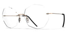 Blackfin® AERO LOOP B1-P1 BLF Aero Loop B1-P1 1809 0 - SHINY AMBER GOLD Eyeglasses