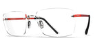 Blackfin® AERO LOOP B2-P2 BLF Aero Loop B2-P2 17891788 0 - SCARLET RED/SHINY SILVER Eyeglasses