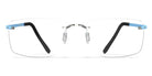 Blackfin® AERO LOOP B2-P2 BLF Aero Loop B2-P2 17941788 0 - OXIDE AZURE/SHINY SILVER Eyeglasses
