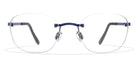 Blackfin® AERO A-M BLF AERO A-M 1325 - Brushed Dark Blue Eyeglasses