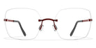 Blackfin® AERO A-M BLF AERO A-M 1453 - Matte Amaranth Red Eyeglasses