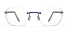 Blackfin® AERO A-N BLF AERO A-N 1325 - Brushed Dark Blue Eyeglasses
