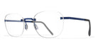 Blackfin® AERO A-N BLF AERO A-N 1325 - Brushed Dark Blue Eyeglasses