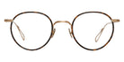 AHLEM® Raspail Eyeglasses AH OM065-CHBR-TU-B2 46 - Champagne Brushed Turtle Windsor