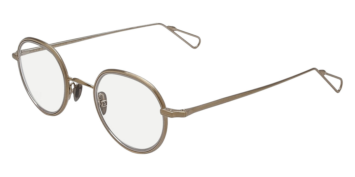 AHLEM® Limited Edition™ Paris 01 Eyeglasses AH OM092-GGBR-PA-B2 46 - Grey Gold Brushed/White Gold