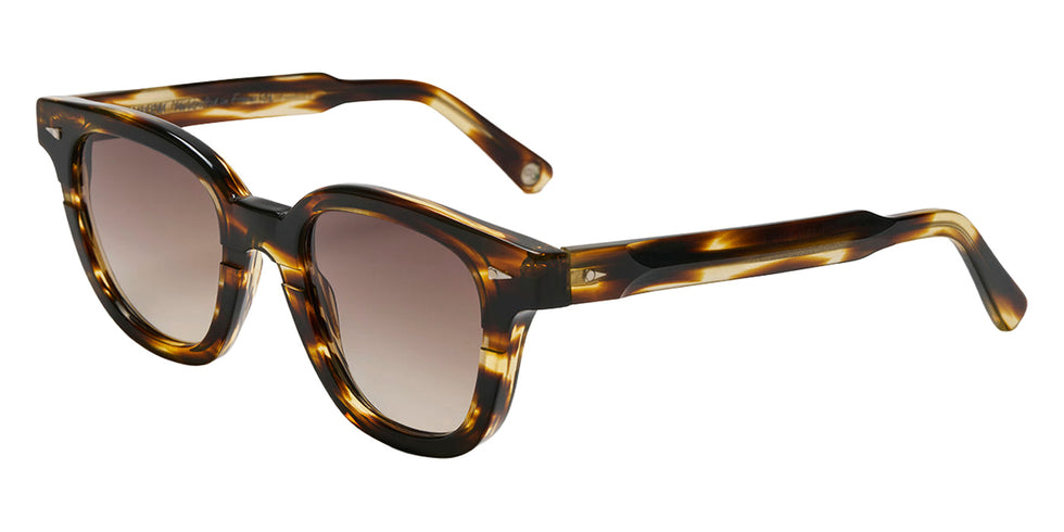 AHLEM® (RE)AHLEM™ Bonne Nouvelle Sunglasses AH RESA028-YWLN/SMGR4-R1 49 - Yellow Lines/Smoke Gradient