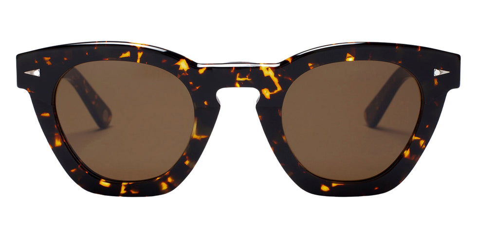 AHLEM® Montorgueil Sunglasses AH SA024-YLWT/BRWN4-F1 45 - Yellow Turtle