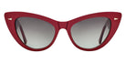 AHLEM® Limited Edition™ (AHLEM)ᴿᴱᴰ Sunglasses AH SA061-RED/GNGR4-F1 54 - Red/Green Light Gradient