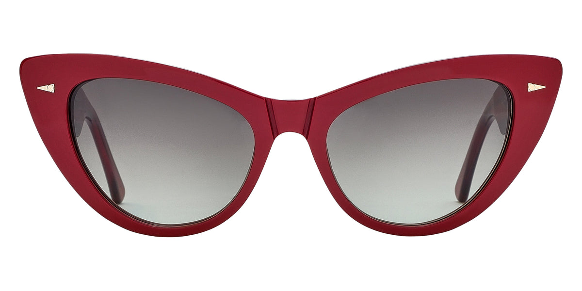 AHLEM® Limited Edition™ (AHLEM)ᴿᴱᴰ Sunglasses AH SA061-RED/GNGR4-F1 54 - Red/Green Light Gradient