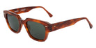 AHLEM® Rivoli Sunglasses AH SA067-ORGT/GG154-F1 51 - Orange Turtle/Dark Green