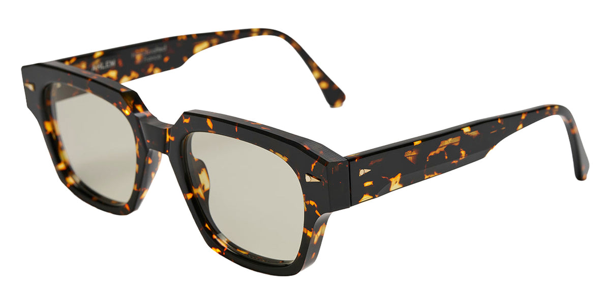 AHLEM® Rivoli Sunglasses AH SA067-YLWT/GRNL4-F1 51 - Yellow Turtle/Green Light