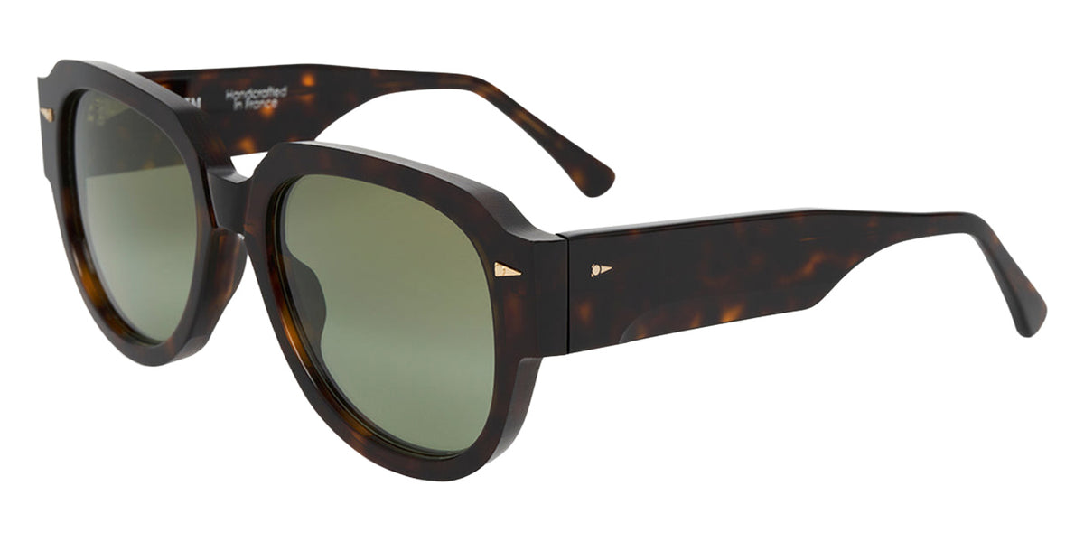AHLEM® AHLEM x Palais Galliera Sunglasses AH SA071-DRKT/GNGG4-F1 54 - Dark Turtle/Green Glitter Gradient