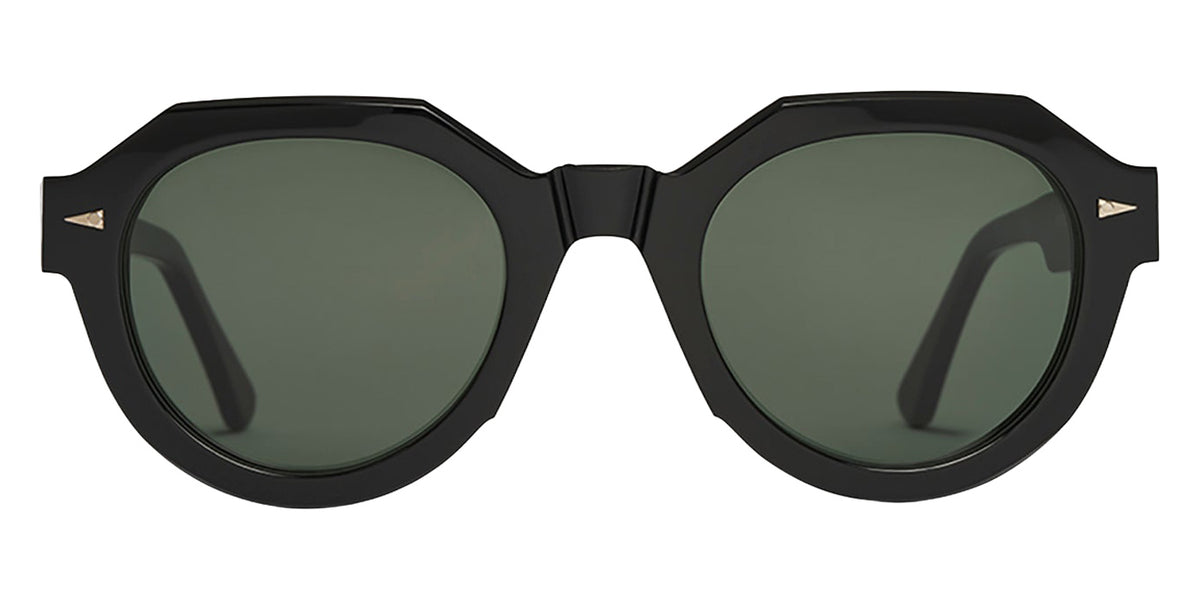 AHLEM® Marcadet Sunglasses AH SA074-BLCK/GG154-F1 50 - Black/ Dark Green