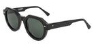 AHLEM® Marcadet Sunglasses AH SA074-BLCK/GG154-F1 50 - Black/ Dark Green