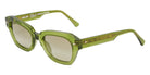 AHLEM® Limited Edition™ AHLEM X Mobolaji Sunglasses AH SA080-TGRN/GNLG4-F1 51 - The Green/Green Light Gradient