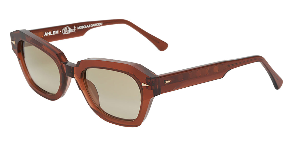 AHLEM® Limited Edition™ AHLEM X Mobolaji Sunglasses AH SA080-TORG/GNLG4-F1 51 - The Orange/Green Light Gradient