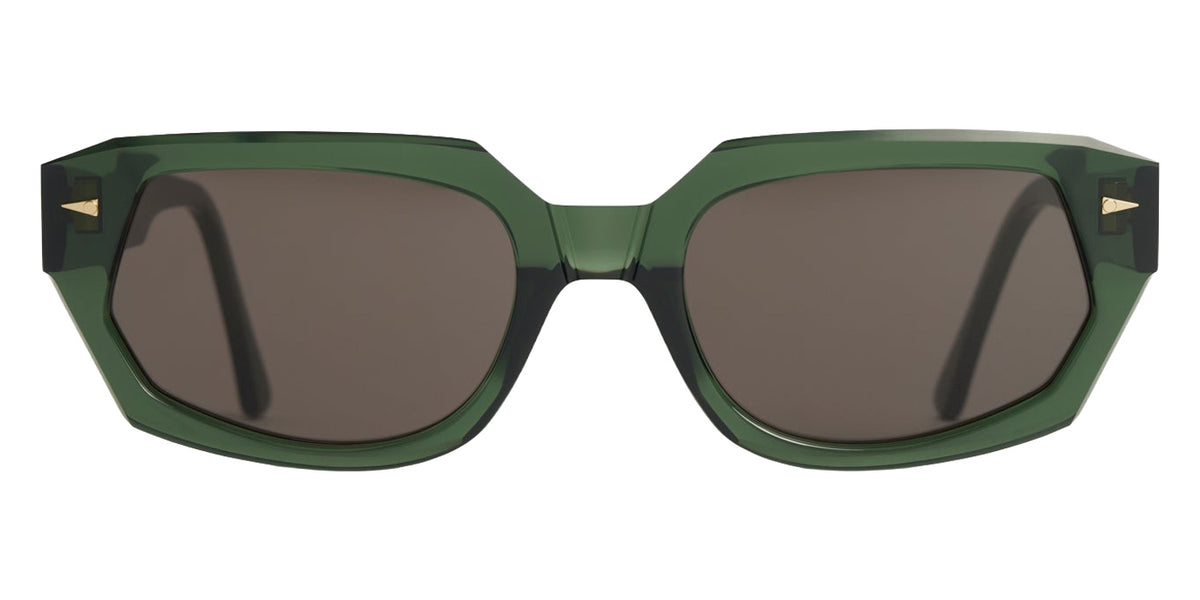 AHLEM® Racine Sunglasses AH SA081-DGRN/GREY4-F1 57 - Dark Green/Grey