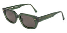 AHLEM® Racine Sunglasses AH SA081-DGRN/GREY4-F1 57 - Dark Green/Grey