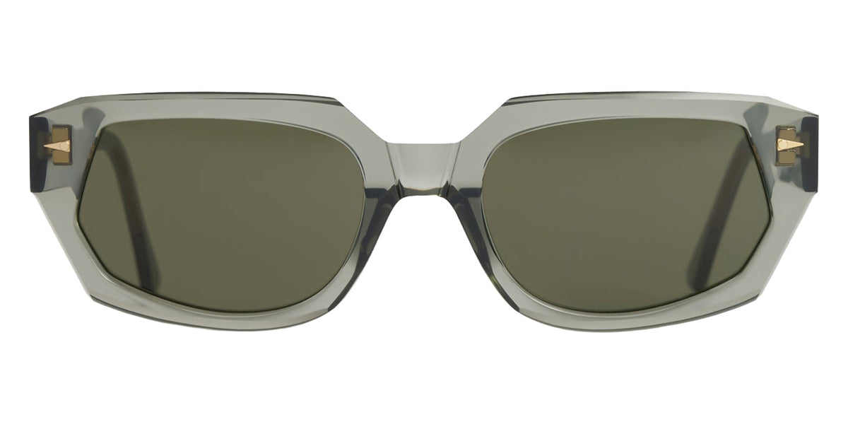AHLEM® Racine Sunglasses AH SA081-RAIL/GG154-F1 57 - Rainlight/Dark Green